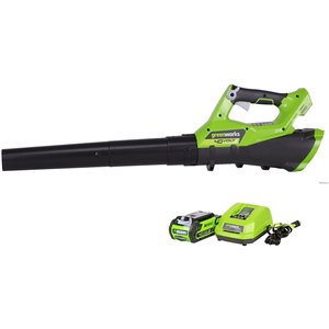 Greenworks Axial Cordless Leaf Blower - 40-Volt - 390 CFM - Tool Only