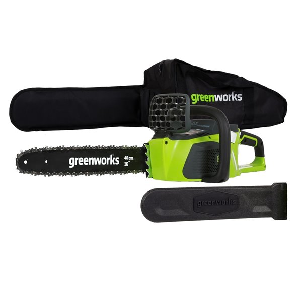 Greenworks Cordless Chainsaw - 40-Volt - 16-in Bar Length - Tool Only