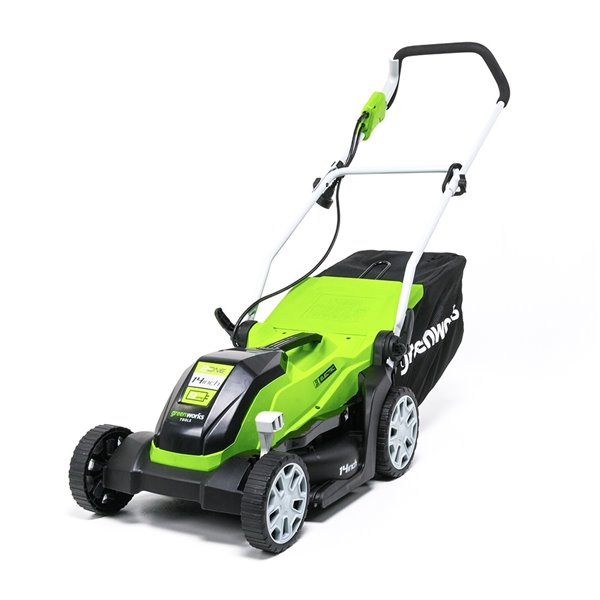 Image of Greenworks | 14-In 9 Amp Corded Lawn Mower | Rona
