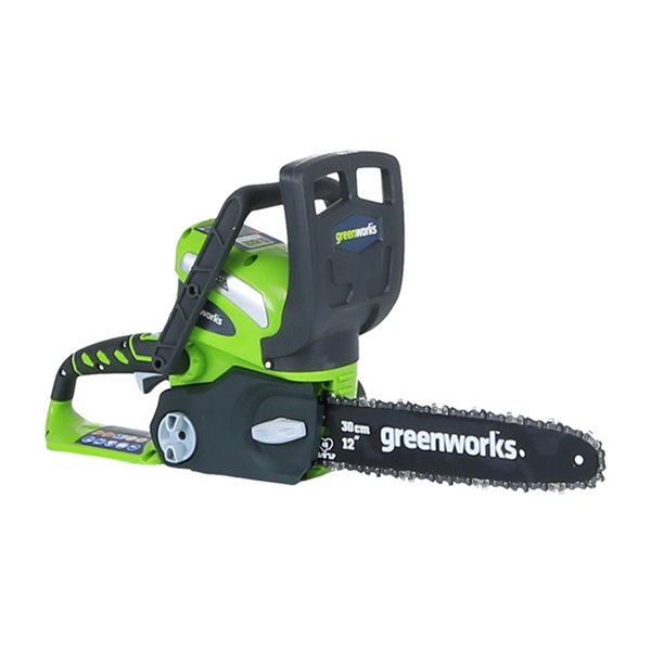 Greenworks Cordless Chainsaw - 40-Volt - 12-in Bar Length - Tool Only