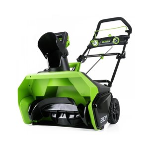 Greenworks Cordless and Brushless Snow Blower - 40-Volt - 20-in - Tool Only