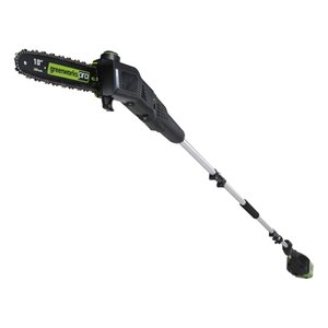 Scie à élaguer sans fil Greenworks Pro, 80 volts, guide-chaîne de 10 po (outil seulement)