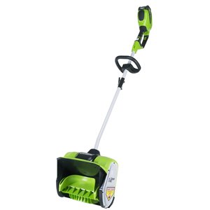 Greenworks Cordless Pusher Snow Shovel 12-in  40 volts