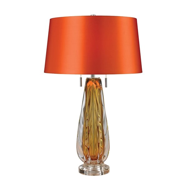 ELK Home Modena Free Blown Glass 2 Light Table Lamp Amber D2669 RONA   330766527 MainImage 001 L 