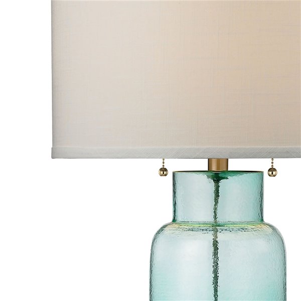 Elk Home Water Glass Table Lamp, Seafoam Green Table Lamps