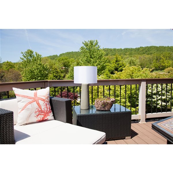 ELK Home Eilat Outdoor Table Lamp - White