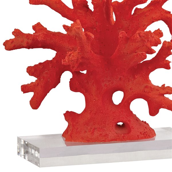 ELK Home Table Lamp - Red Coral