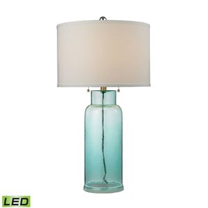 ELK Home Water Glass Bottle LED Table Lamp - Seafoam Green