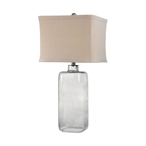ELK Home Hammered Glass Table Lamp - Grey