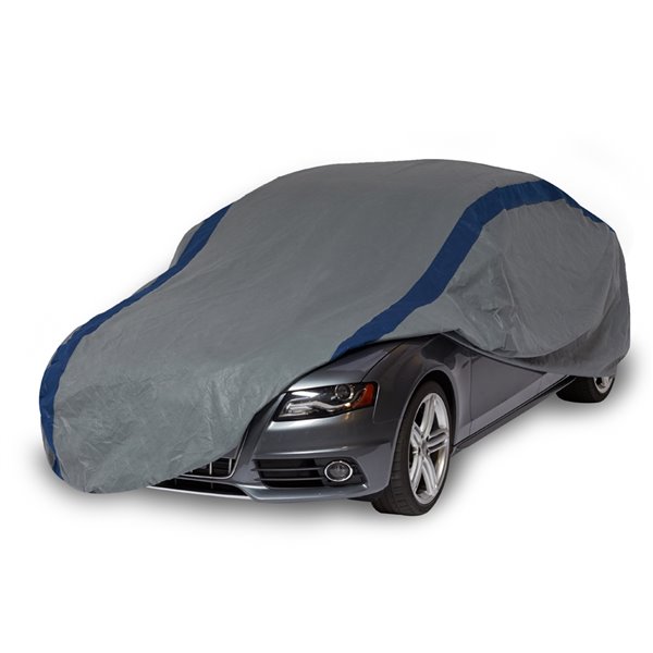 Duck Covers Weather Defender Sedan Car Cover - 13 ft. - Black