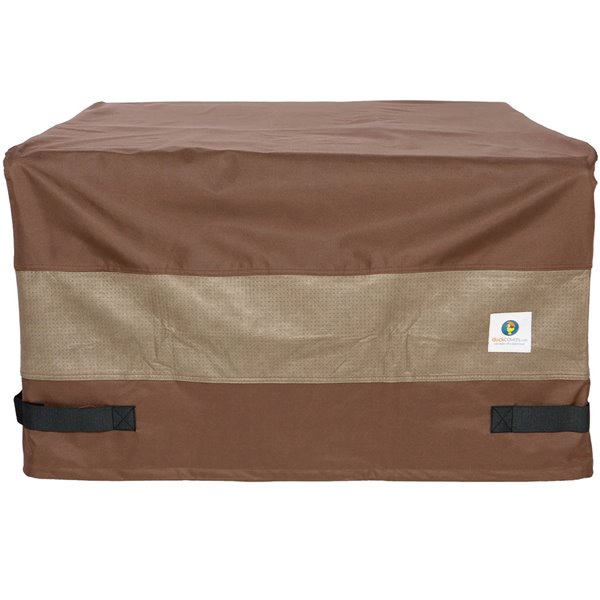 Duck Covers Ultimate Square Fire Pit Cover - 32-in - Brown