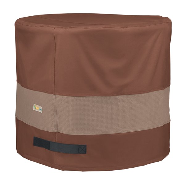 Duck Covers Ultimate Round Air Conditioner Cover - 32 cm x 30 cm - Brown/Tan