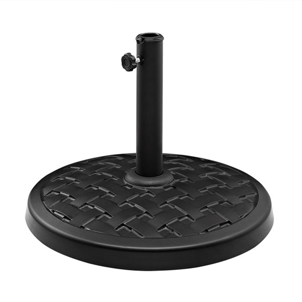 Walker Edison Round Umbrella Base - Black LWB30RPRBL | RONA