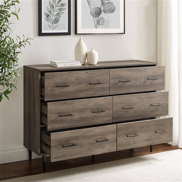 Walker edison modern 6 deals drawer dresser