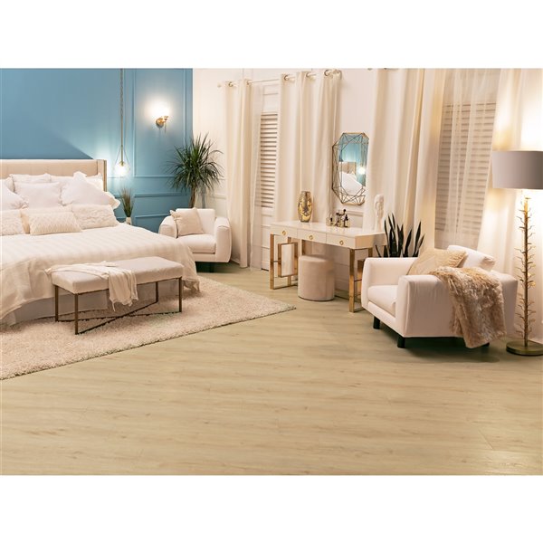 NewAge Products Stone 5-Piece Composite LVP 600 sq. ft. Locking Flooring Bundle - 8.85-in x 46-in