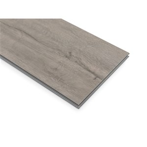 Lot de revêtements de sol LVP NewAge, 8,85 po x 46 po, 400 p², chêne gris