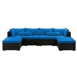 Housses supplémentaires pour ensemble de sofas Sarah de Patioflare, bleu