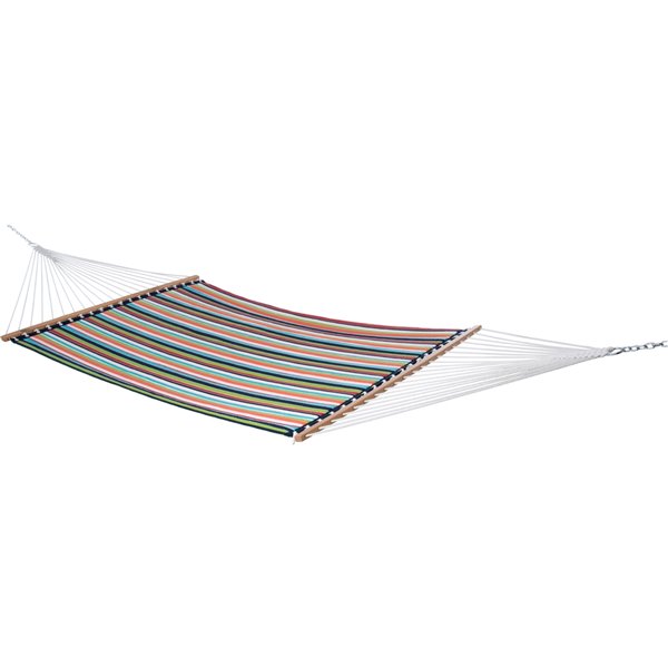 Vivere Sunbrella Double Hammock - Quilted - Confetti