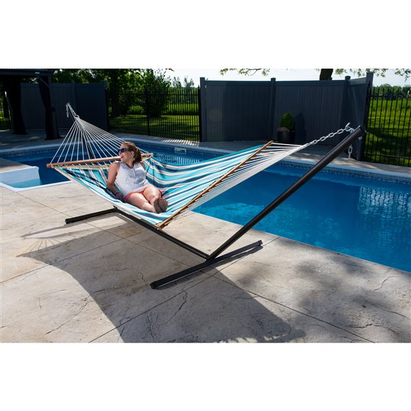 Vivere Sunbrella Double Hammock - Quilted - Token Surfside