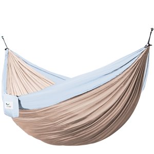 Hamac parachute double en nylon de Vivere, Sand/Sky