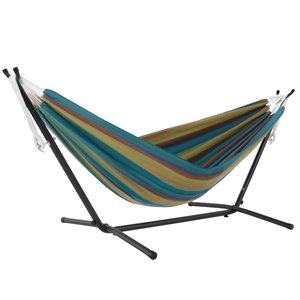 Vivere Sunbrella Hammock - with Stand - Lagoon