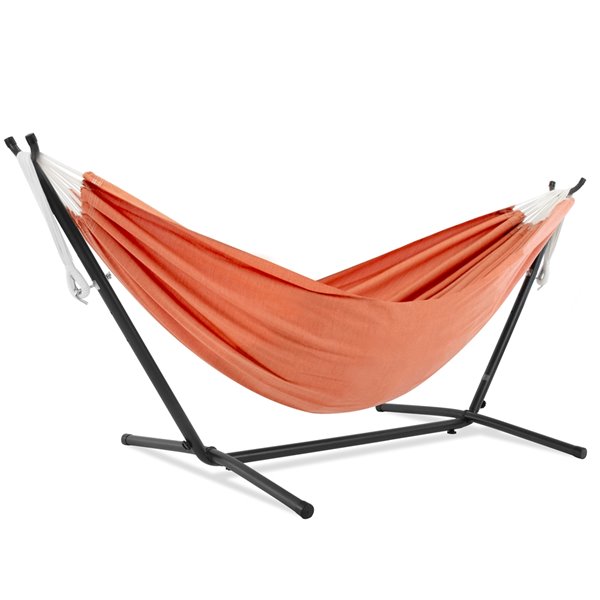 Vivere Sunbrella Hammock - with Stand - Coral