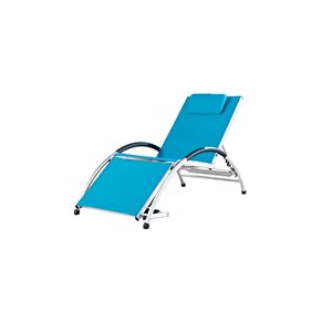 Vivere Dockside Sun Lounge Chair - Turquoise