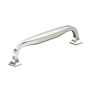 Richelieu Dorchester Transitional Cabinet Pull - 128-mm - Polished Nickel