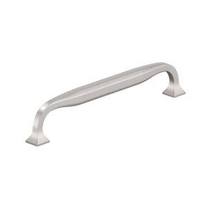 Richelieu Dorchester Transitional Cabinet Pull - 160-mm - Brushed Nickel