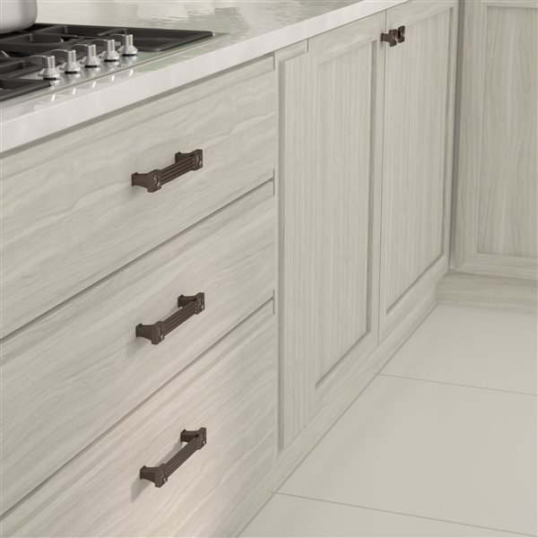 Richelieu Verona Transitional Cabinet Pull - 128-mm - Honey Bronze