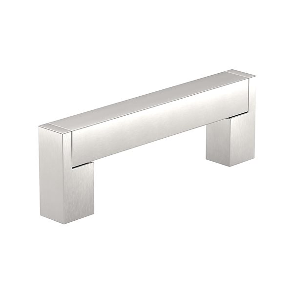 Richelieu Lipari Contemporary Cabinet Pull - 96-mm - Brushed Nickel