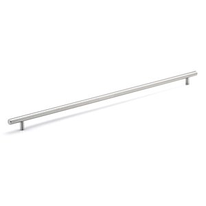 Richelieu Tivoli Modern Cabinet Pull - 640-mm - Stainless Steel