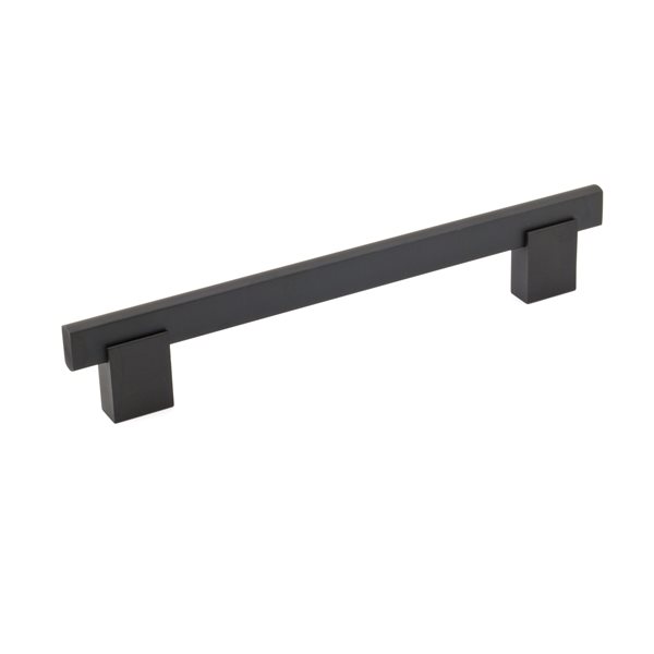 Richelieu Madison Contemporary Cabinet Pull - 160-mm - Matte Black