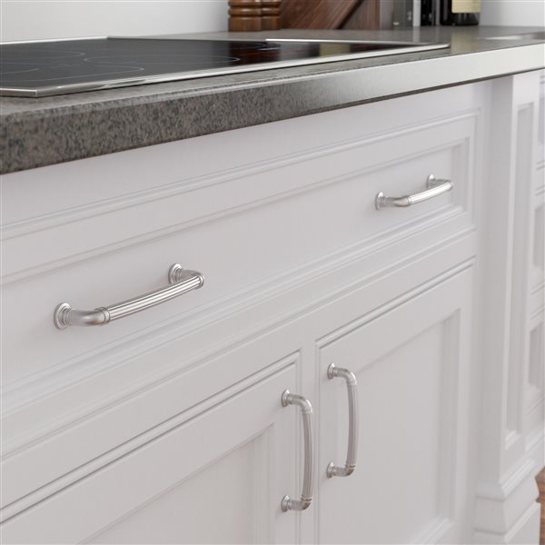 Richelieu Casoria Traditional Cabinet Pull - 192-mm - Brushed Nickel