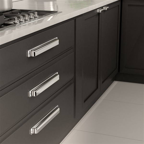 Richelieu Torino Transitional Cabinet Pull - 320-mm - Chrome