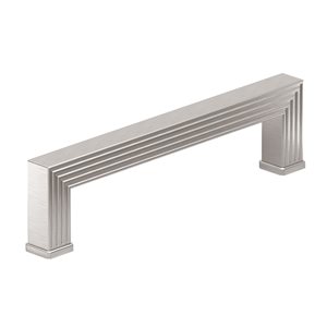 Richelieu Como Transitional Cabinet Pull - 128-mm - Brushed Nickel