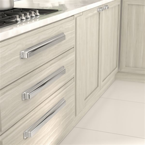 Richelieu Torino Transitional Cabinet Pull - 480-mm - Chrome