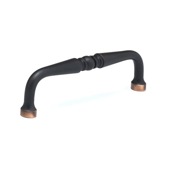 Richelieu Laval Traditional Cabinet Pull - 96-mm - Oil Rubbed Bronze