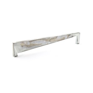 Richelieu Loft Contemporary Cabinet Pull - 160-mm - Brushed Industrial White