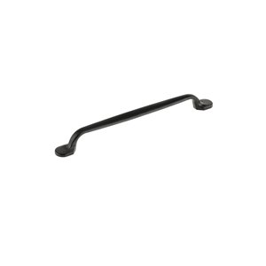 Richelieu Monceau Traditional Cabinet Pull - 192-mm - Matte Black