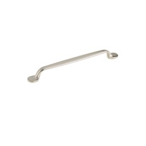 Richelieu Monceau Traditional Cabinet Pull - 192-mm - Brushed Nickel