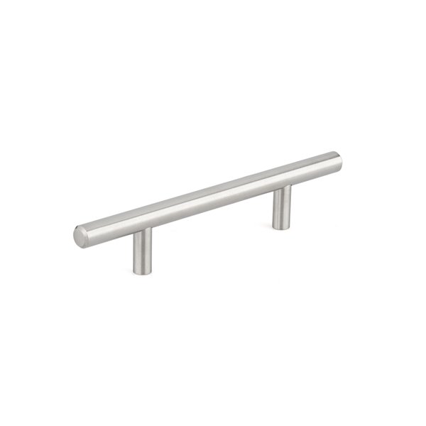 Richelieu Washington Contemporary Cabinet Pull - 96-mm - Stainless Steel