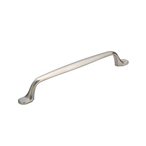 Richelieu Monceau Traditional Cabinet Pull - 256-mm - Brushed Nickel