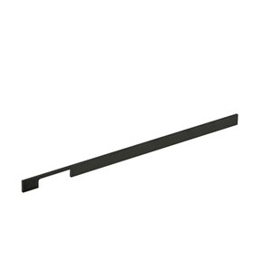 Richelieu Aversa Contemporary Cabinet Pull - 640-mm - Matte Black