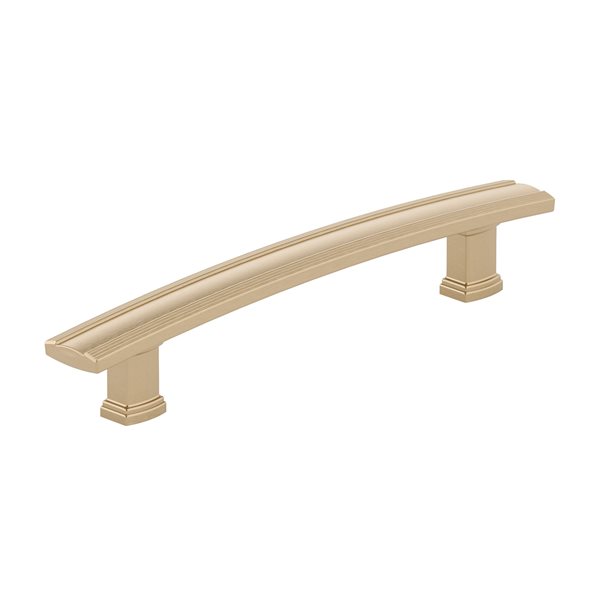 Richelieu Contemporary Metal Pull Handle - 113-mm - Champagne Bronze