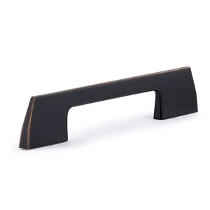 Richelieu Clason Contemporary Cabinet Pull - 128-mm - Oil Rubbed Bronze