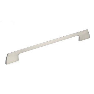 Richelieu Clason Contemporary Cabinet Pull - 256-mm - Brushed Nickel