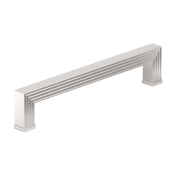 Richelieu Como Transitional Cabinet Pull - 192-mm - Brushed Nickel