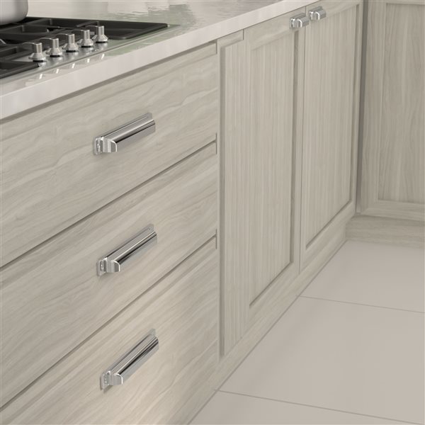 Richelieu Torino Transitional Cabinet Pull - 192-mm - Chrome