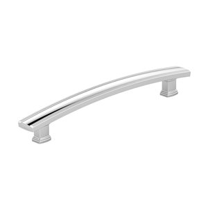 Richelieu Marsala Transitional Cabinet Pull - 192-mm - Chrome